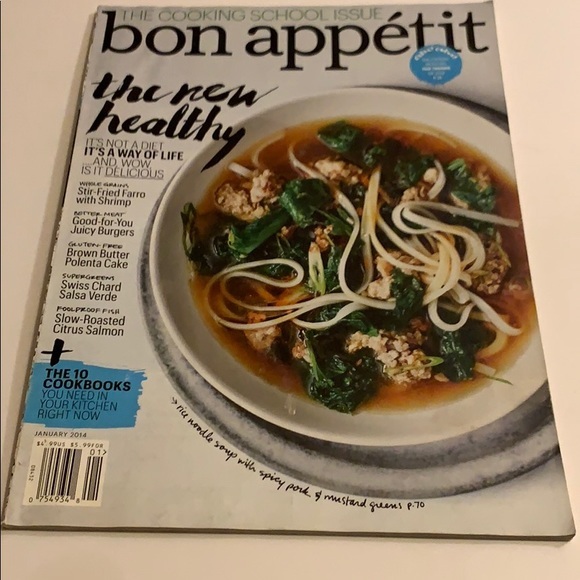 CONDE NAST Other - bon appetit magazine The New Healthy January 2014